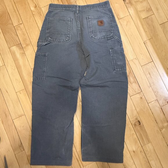 Carhartt Flannel Lined Pants Men's 30 Grey EUC - Picture 7 of 12